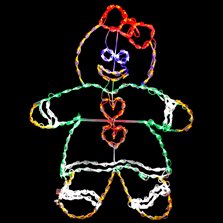 Image of Gingerbread Girl LED 53"