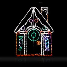 Image of Gingerbread House LED 65"