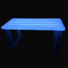 Image of Dynamic Illumination RGB LED Picnic Table