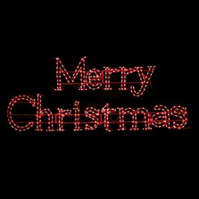 Image of 18' Dynamic RGB Merry Christmas Sign