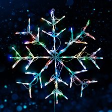 Image of 28" Dynamic RGB Snowflake