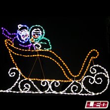 Image of Victorian Sleigh LED 49"