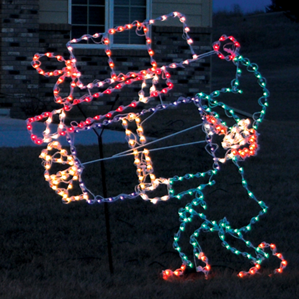 Elf Carrying Gifts LED 49